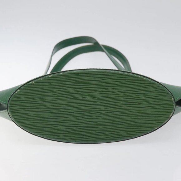 LOUIS VUITTON Epi Saint Jacques Poignees Long Bag Green - Picture 6 of 16